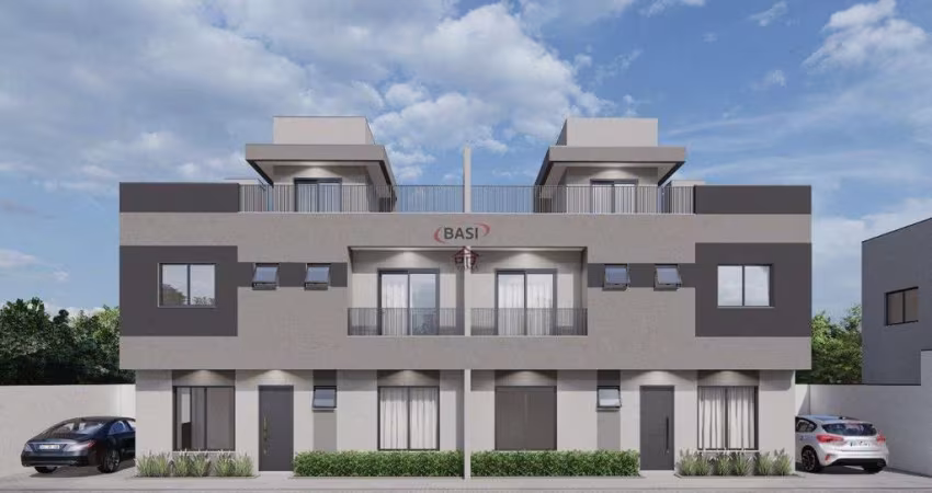 Sobrado novo, 3 dormitórios, 2 vagas, terraço