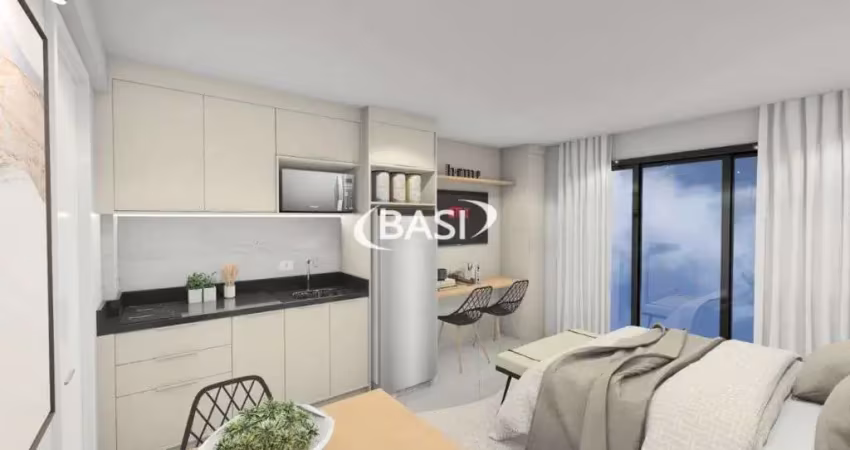 Studio / kitnet / apartamento de 1 quarto a venda no batel / agua verde