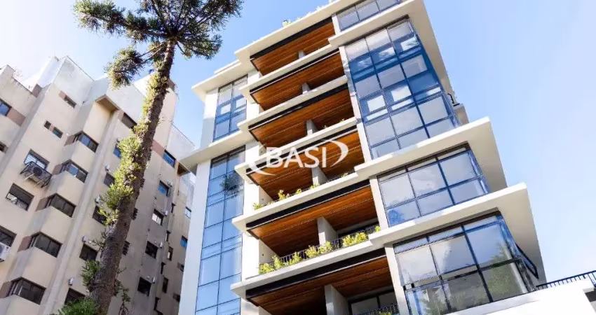 Apartamento garden proximo ao clube curitibano, 3 suites e 3 vagas