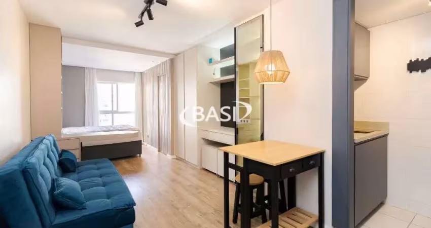 Studio mobiliado a venda no centro de curitiba (com vaga garagem) - perfeito para airbnb!