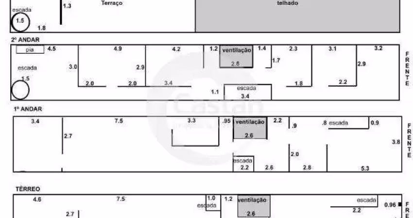 Casa com 10 quartos à venda na Rua Toledo Barbosa, --, Mooca, São Paulo