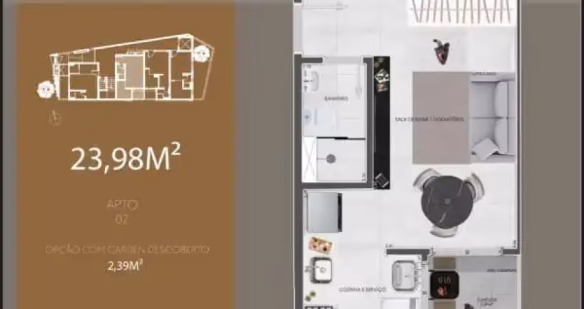 Apartamento com 1 quarto à venda na Rua Umuarama, --, Vila Prudente, São Paulo