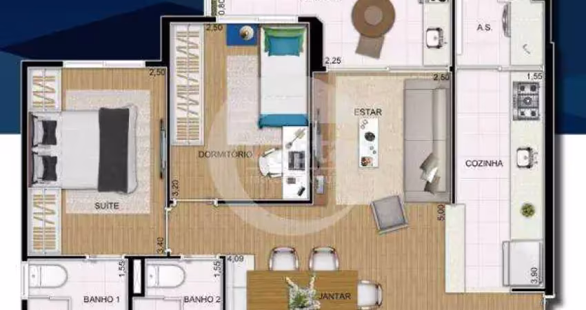 Apartamento com 2 quartos à venda na Rua Torquato Tasso, --, Vila Prudente, São Paulo