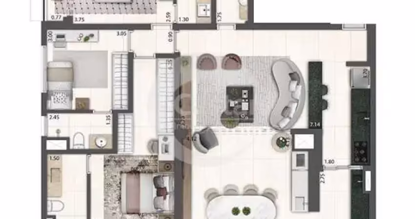 Apartamento com 3 quartos à venda na Rua Visconde de Parnaíba, --, Brás, São Paulo