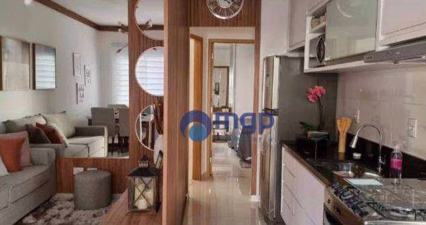 Apartamento com 2 dormitórios à venda, 50 m² - Vila Cruz das Almas - São Paulo/SP