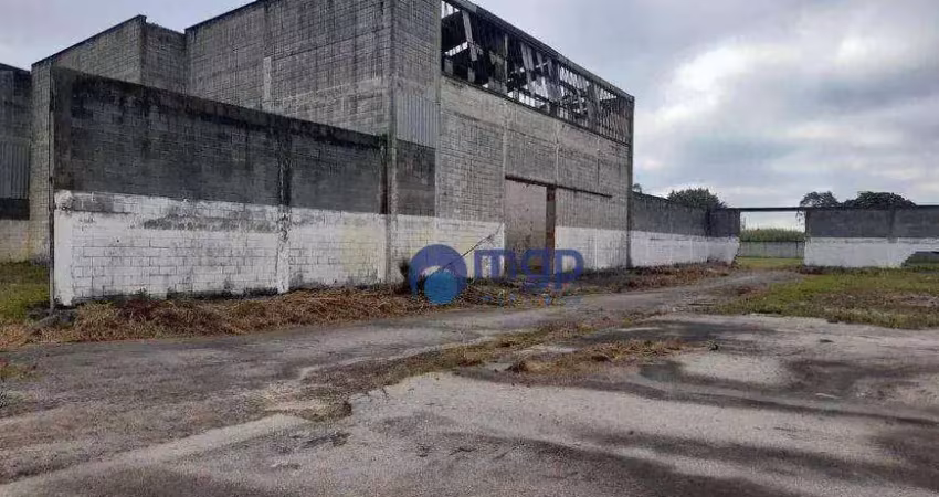 Galpão em amplo terreno para alugar em guarulhos, cumbica - 1600 m² - guarulhos/sp