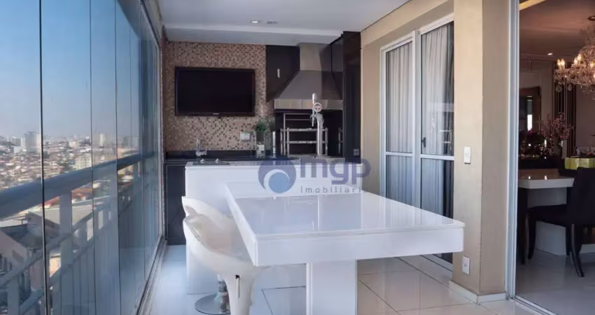 Apartamento com 3 suítes à venda, lauzane paulista - 146 m² - são paulo/sp