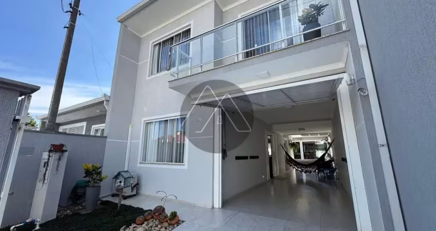 Sobrado com edícula, mobiliado a venda no aristocrata em são josé dos pinhais.