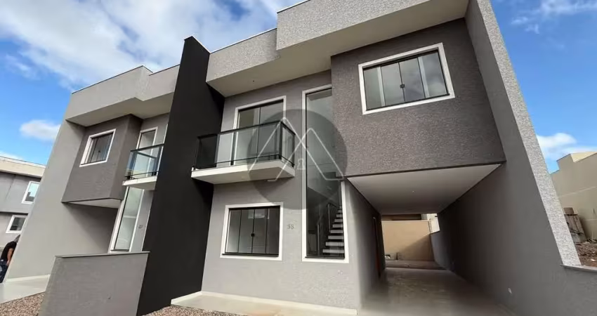 Sobrado novo 3 quartos (1 suíte) em condomínio fechado – costeira, sjp