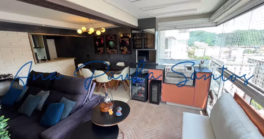 OPORTUNIDADE ÚNICA NO PORTO PANORAMA! Maravilhoso apartamento de 3 dorms (1 suíte) com varanda gourmet, a venda na Vila Belmiro em  Santos - SP