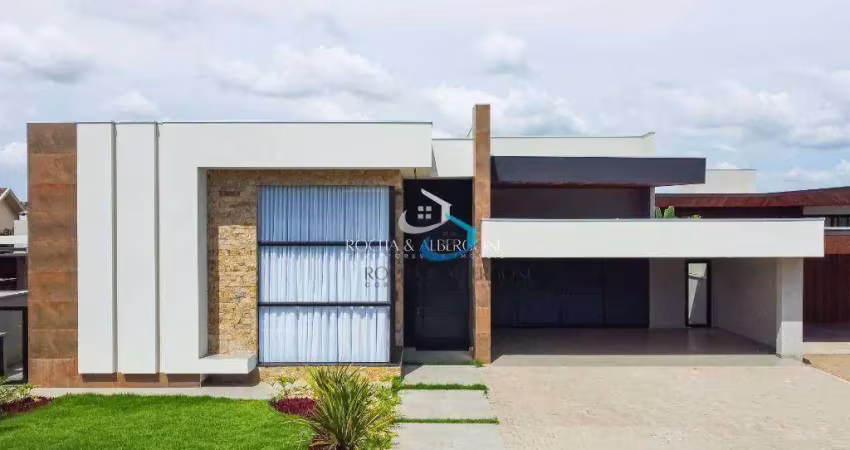 Belíssima Casa Nova Alto Padrão Automatizada  Condomínio Villagio do Engenho 4 suítes Amplas Salas integradas ao Gourmet Piscina 6 vagas