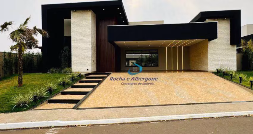 Linda Casa Térrea  Alto Padrão Condomínio Villagio do Engenho Finíssimo acabamento Projeto moderno Impecável 4 amplas suítes Completíssima  Ar K7
