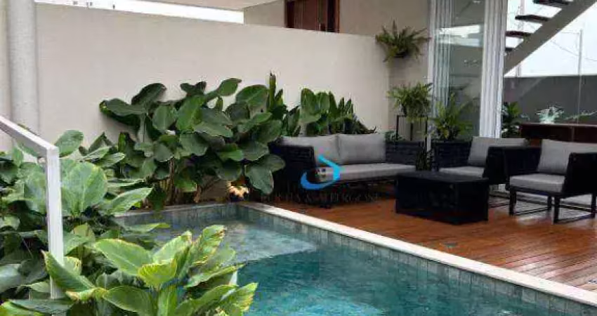 Lindo sobrado completo piscina, condominio parque tauá, londrina pr.