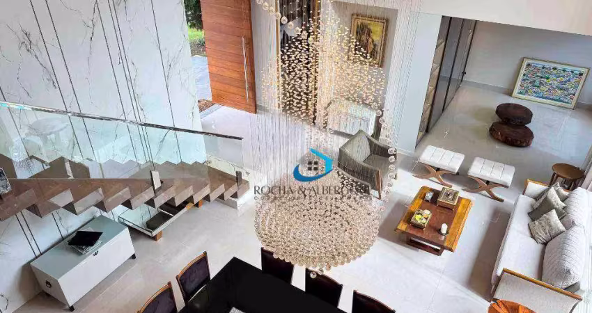 Casa alto padrão cond. villagio do engenho 484 m² construção 4 quartos amplas salas gourmet sala de jogos completa de planejados energia fotovoltaica