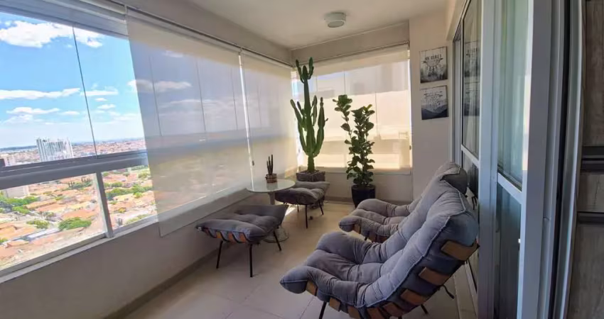 Apartamento montado de 139m² na região central com 3 suítes  e 3 vagas de garagem, móveis planejados, localização privilegiada