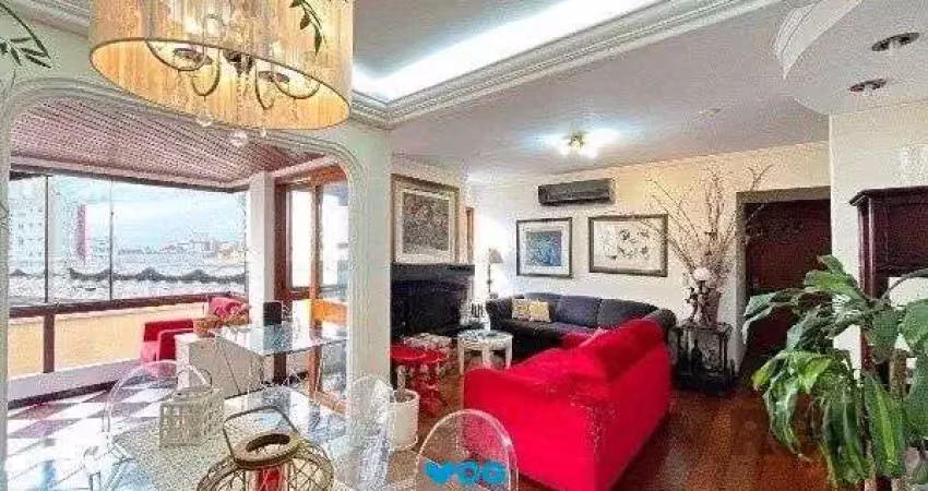 Apartamento com 3 dormitórios, suíte e sacada e 1 vaga - 115m² - petrópolis