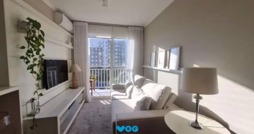 Lindo 2 dormitórios (1 suíte), churrasqueira, sacada e  1 vaga. infra completa