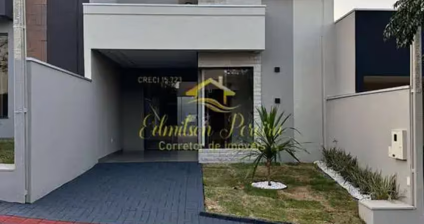 Casa à venda 3 quartos sendo um deles suíte no condomínio morada das flores em cambé, pr