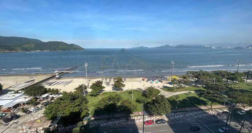 Apartamento com 3 dorms, Aparecida, Santos Vista mar