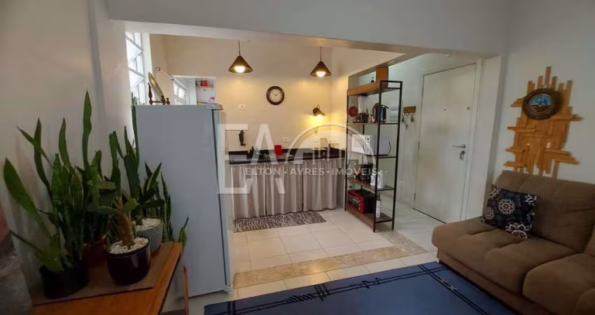 Apartamento com 1 dorm, Boqueirão, Santos - R$ 410 mil, Cod: 4359