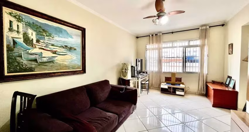Apartamento á venda 2 quartos 1 vaga no campo grande, santos
