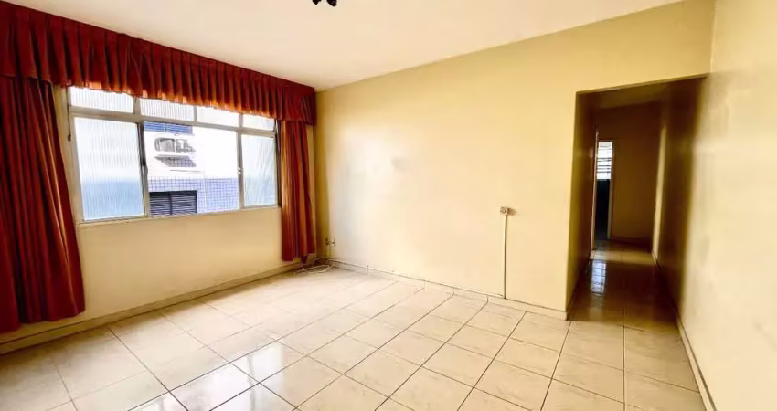 Apartamento á venda 2 quartos garagem fechada no campo grande, em santos