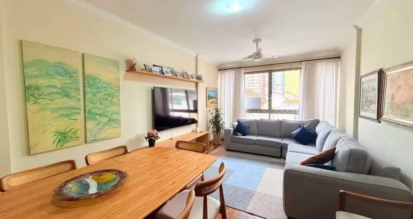 Apartamento raro na quadra da praia - pompeia - 3 dormitorios