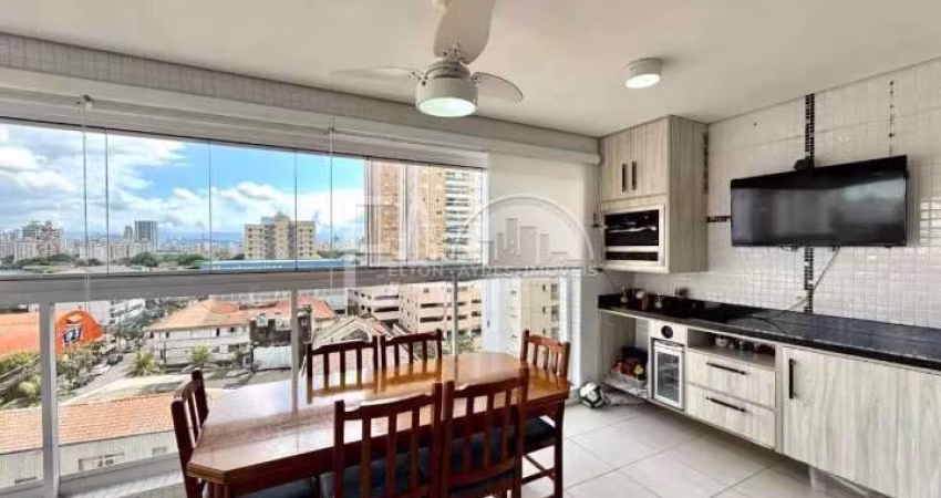 Apartamento com 3 quartos, Ponta da Praia, Santos - R$ 950 mil, Cod: 5786
