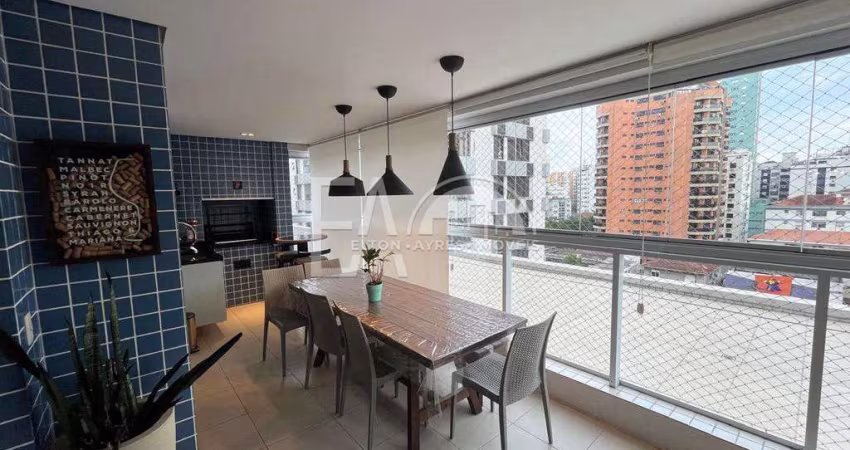 Apartamento com 3 quartos, Aparecida, Santos - R$ 1.65 mi, Cod: 5864
