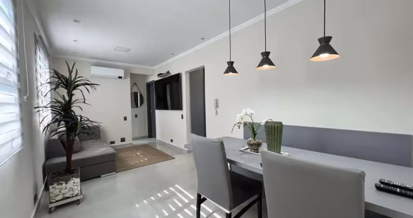 Apartamento com 1 dormitório mobiliado para alugar no bairro aparecida - santos/sp