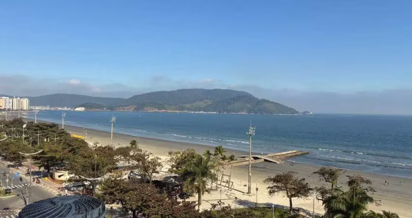 Apartamento 1 quarto 1 banheiro vista mar no boqueirão em santos