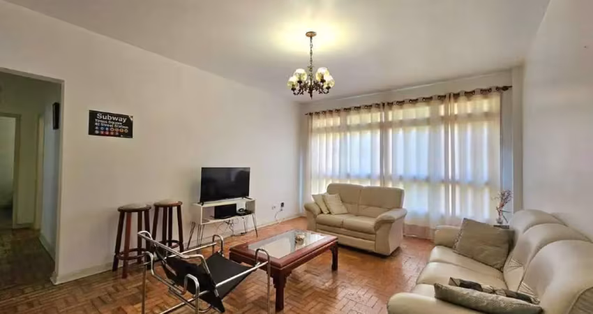 Apartamento, 3 dormitórios, 1 vaga, pé na areia - josé menino - santos - sp