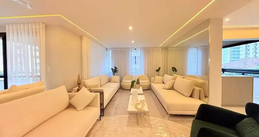 Apartamento à venda, 4 quartos, 4 suítes, 4 vagas, boqueirão - santos/sp