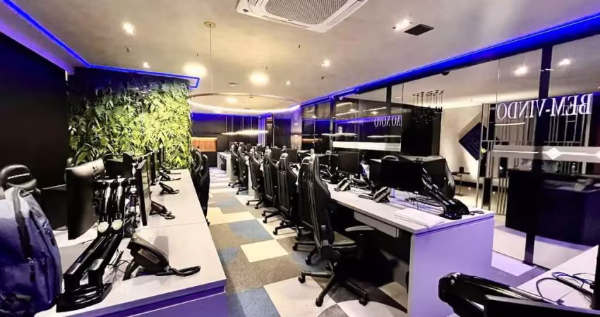 Sala comercial para alugar 250m mobiliado no gonzaga em santos