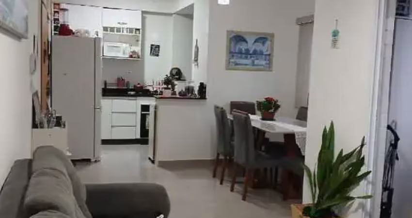 Apartamento á venda com 1 suítes 1 vaga demarcada, campo grande em santos.