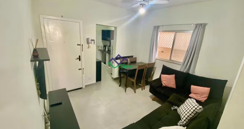 Apartamento para Venda em Santos, Embaré, 1 dormitório, 1 banheiro, 1 vaga