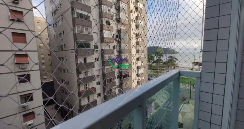 Apartamento para venda em santos, ponta da praia, 2 dormitórios, 1 suíte, 3 banheiros, 1 vaga