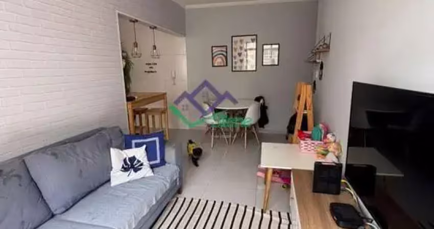 Apartamento para venda em santos, marapé, 2 dormitórios, 1 banheiro, 1 vaga