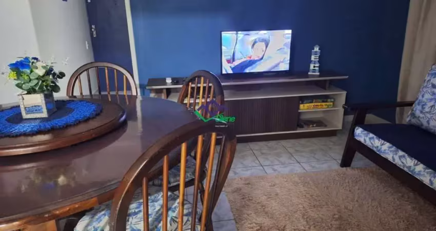Apartamento para venda em santos, gonzaga, 2 dormitórios, 2 banheiros, 1 vaga