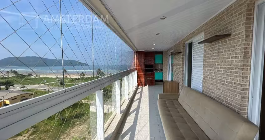 APARTAMENTO COM VISTA AO MAR COM 3 DORMITÓRIOS E VARANDA GOURMET.