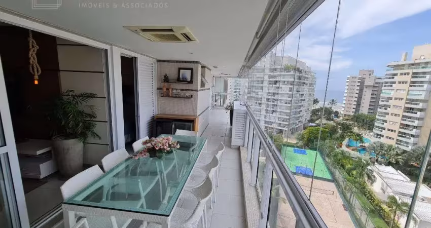 Venda de apartamento de luxo na riviera de bertioga-sp: 3 quartos, 3 suítes, 2 salas, 4 banheiros e 2 vagas de garagem