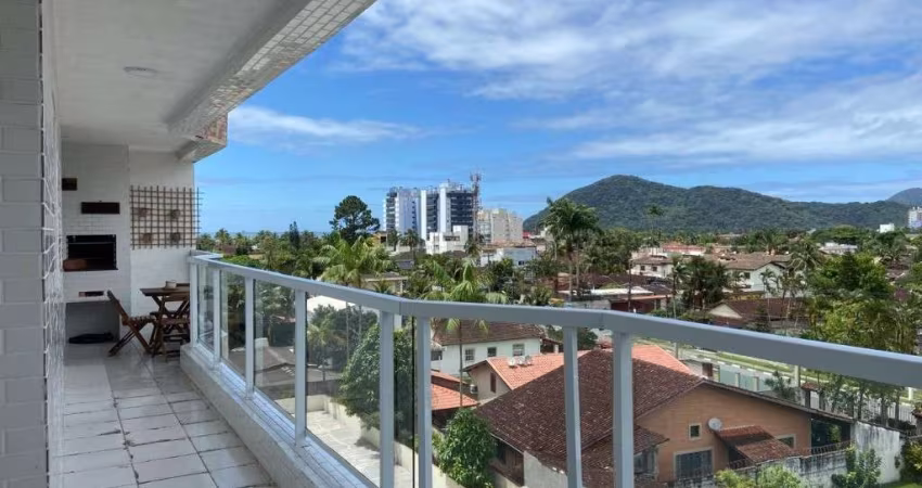 Apartamento para locação anual mobiliado com varanda gourmet no Portal de Orion, Centro de Bertioga Sp