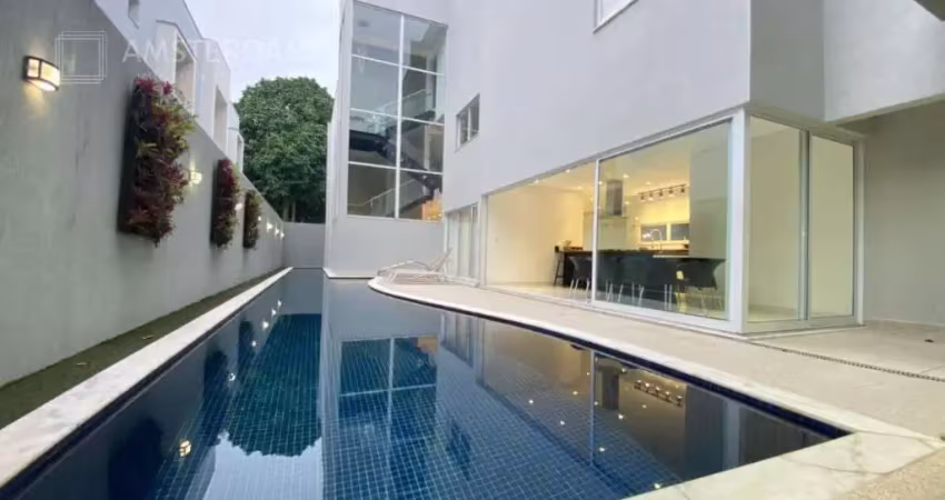 Imperdível casa de alto padrão em condomínio na riviera, bertioga-sp: 5 quartos, 5 suítes, 2 salas, 6 banheiros, 4 vagas, 513,80 m² de área.