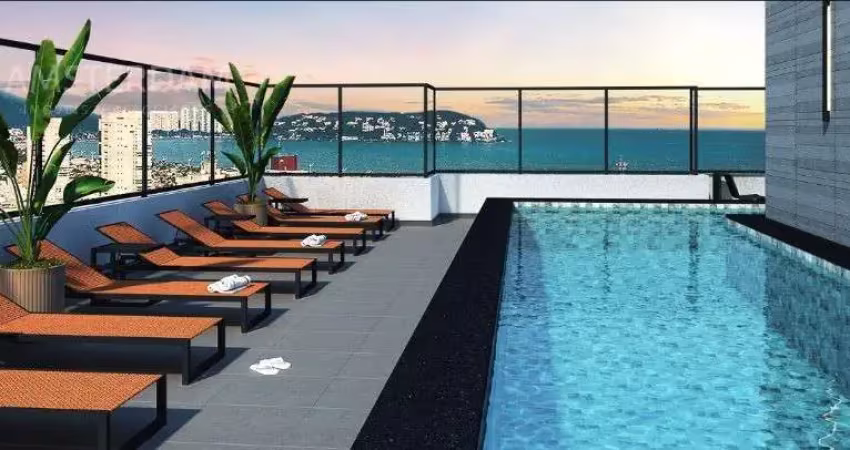 Guarujá ao seu alcance, apartamento facilitado, com condições imperdíveis no melhor ponto da enseada, com opções de 1 e 2 dormitórios.