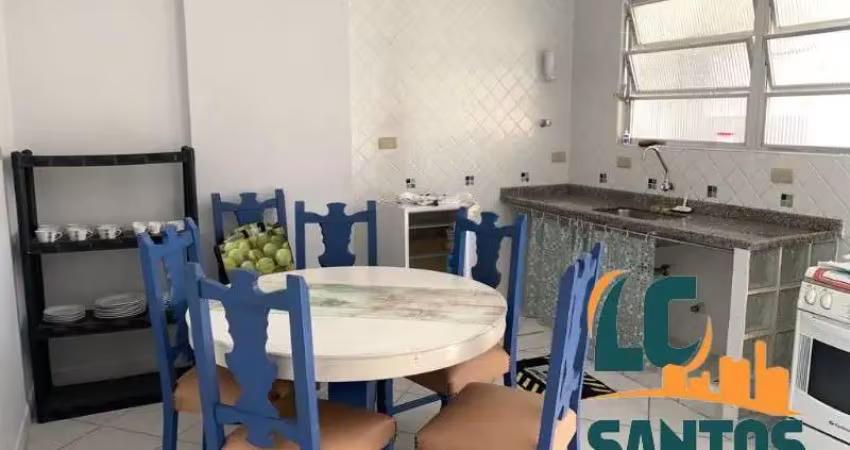 Apartamento no boqueirão de 2 dormitórios e suíte na quadra da praia em santos - 98m²