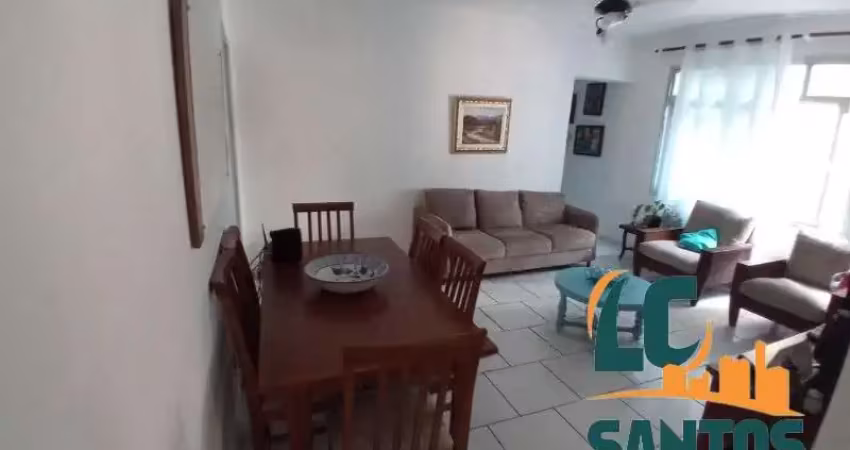 Apartamento 2 dormitórios à venda - centro são vicente, vista parcial para a praia.