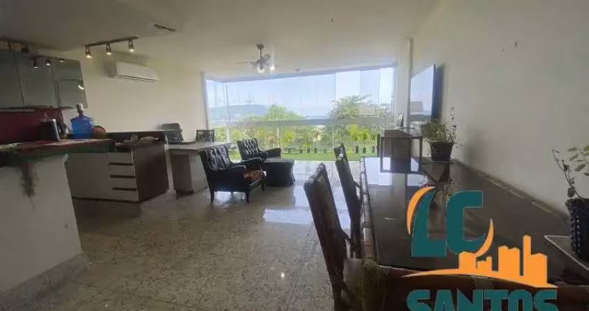 Apartamento no gonzaga com vista pro  mar 3 dormitórios - 135 m² - alto padrão.