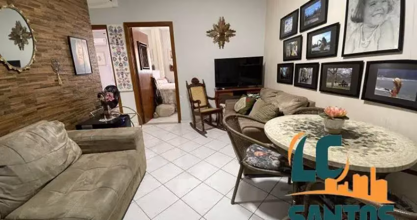 Venha morar na praia ! - apartamento de 2 dormitórios na aparecida em santos - prédio frente mar .