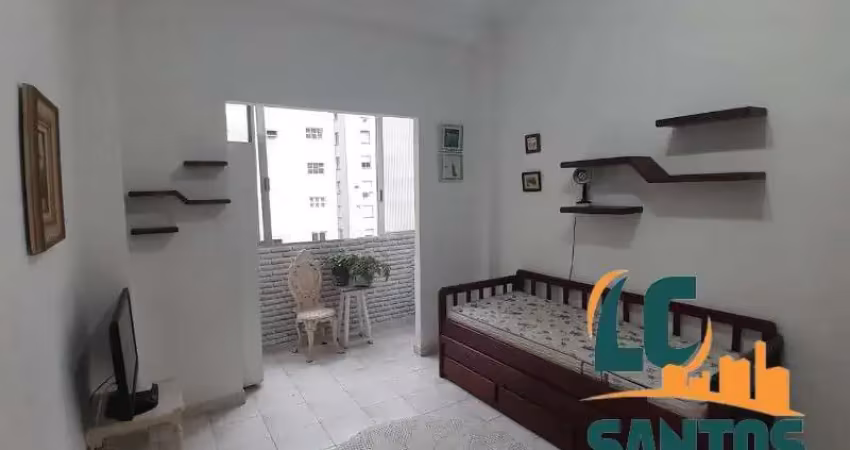 Oportunidade ! kitnet com vista mar à venda no boqueirão em santos/sp .