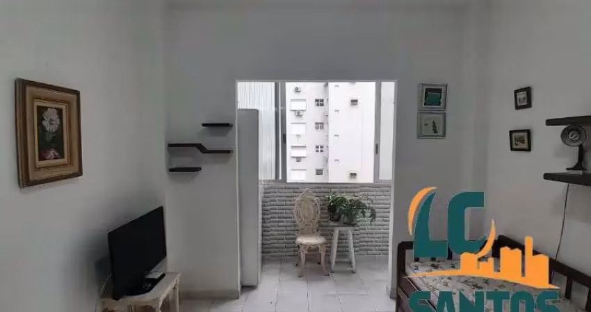 Oportunidade ! kitnet com vista mar à venda no boqueirão em santos/sp .